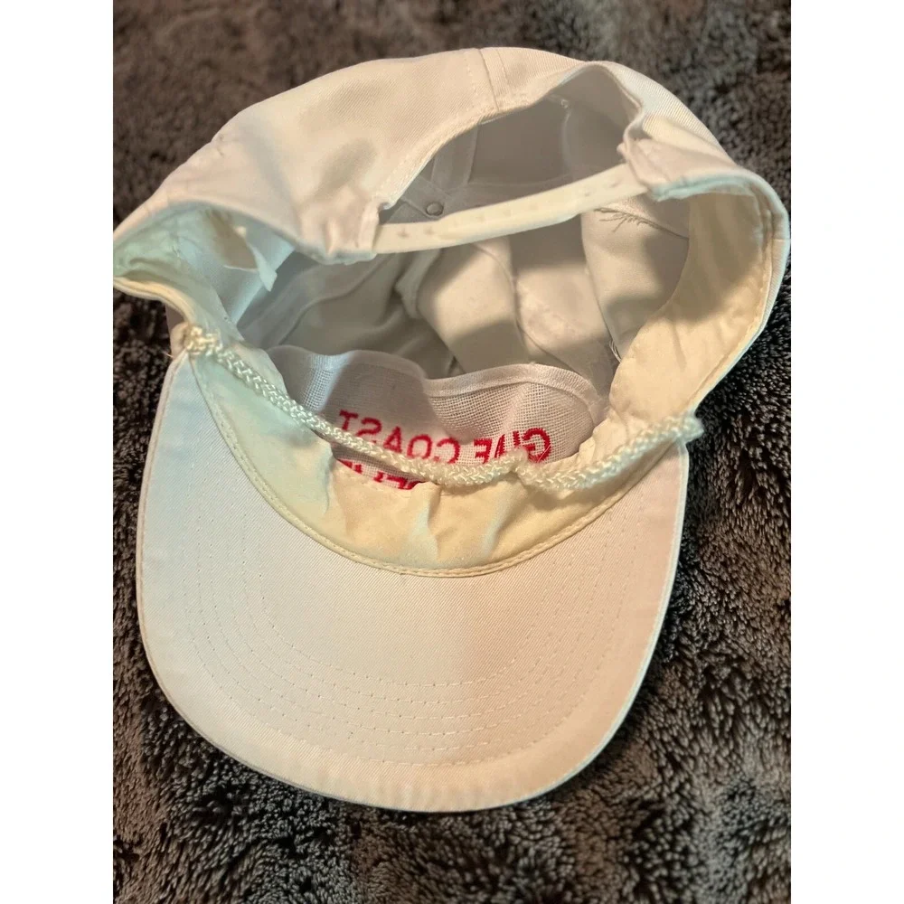 Vintage Gulf Coast Measurement‎ Hat White Snapback